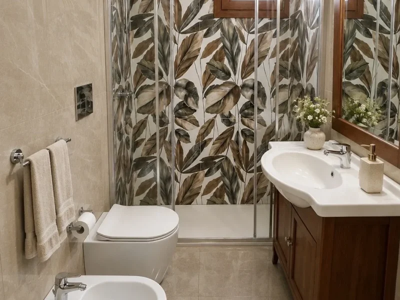 Bagno con doccia